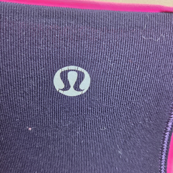 lululemon athletica Pink and Black Strappy Tank - Picture 2 of 6